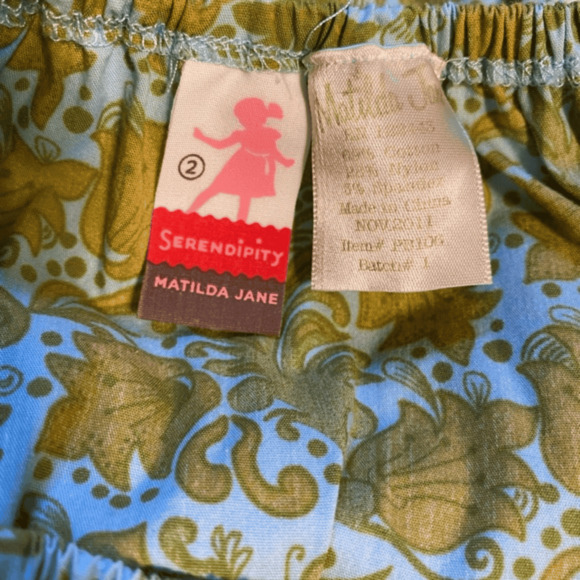 Matilda Jane vintage size 2 dress green peasant - Picture 6 of 7